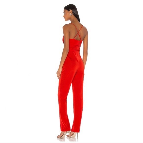REVOLVE Lovers + Friends Red Let’s Dance Jumpsuit - Picture 2 of 4